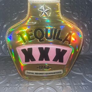 Tequila XXX Holographic Shoulder Bag